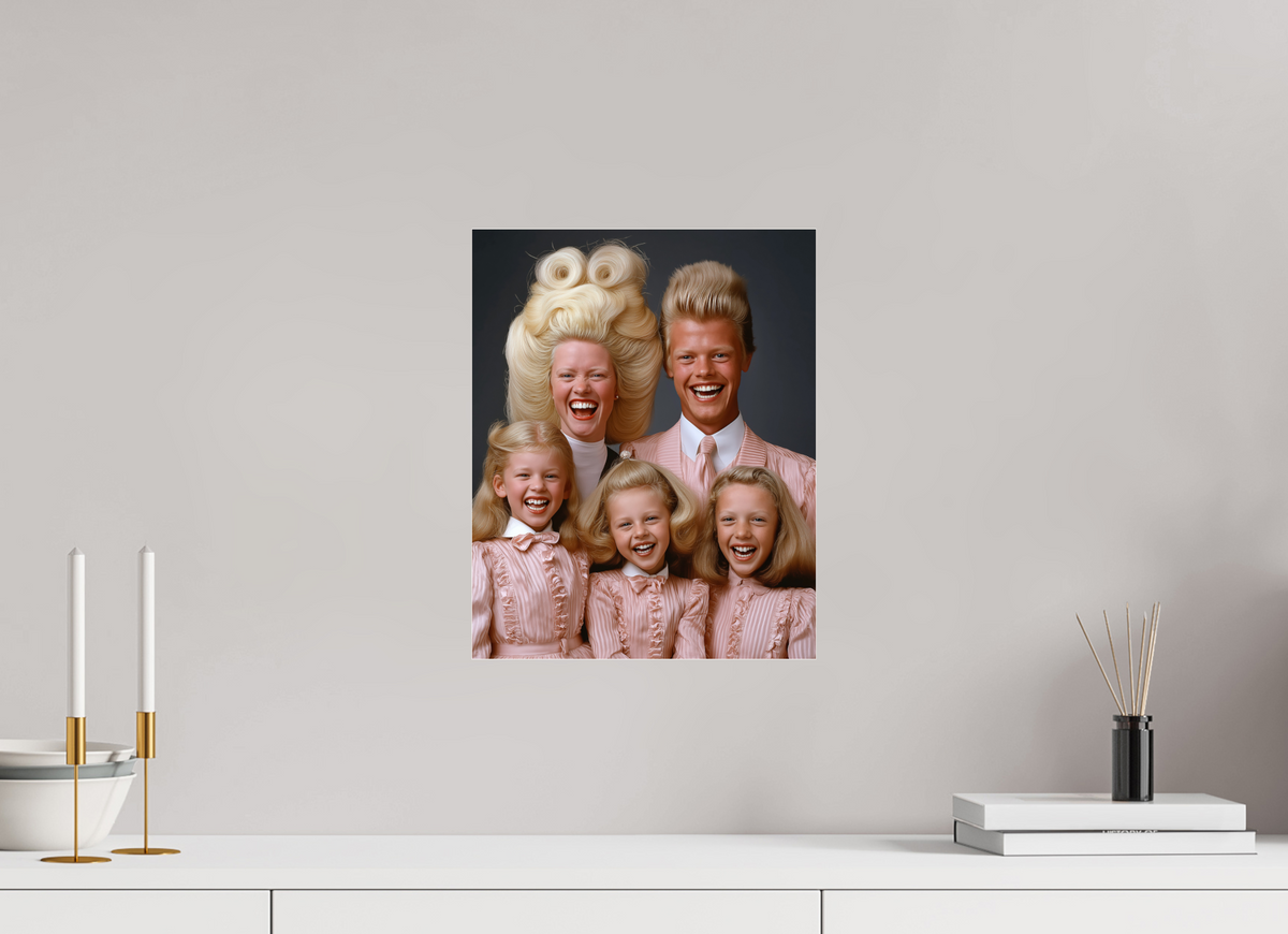 30 x 37,5 cm, Photo Print Under Acrylic Glass We are family