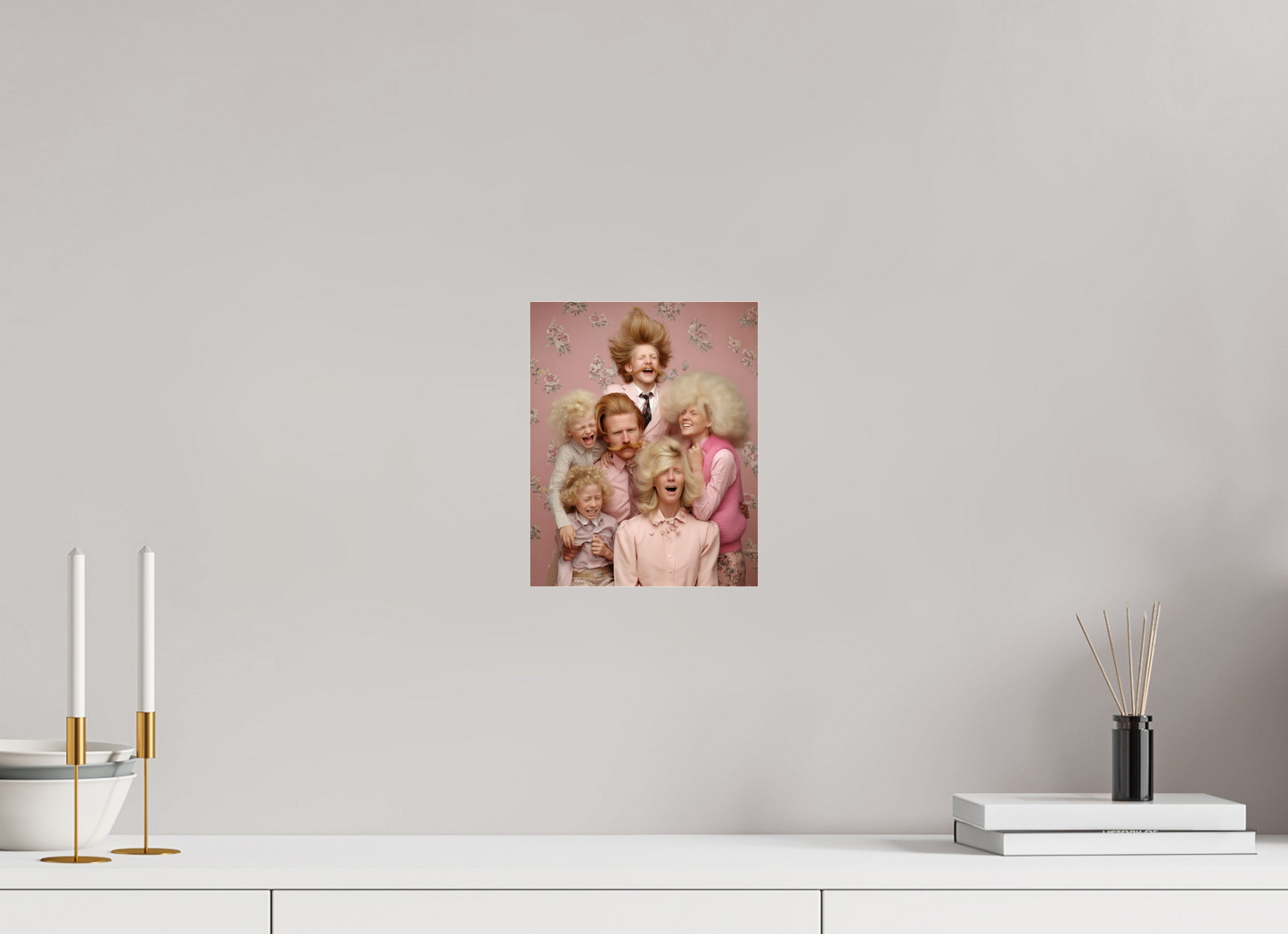 20 x 25 cm, Photo Print Under Acrylic Glass We are family II