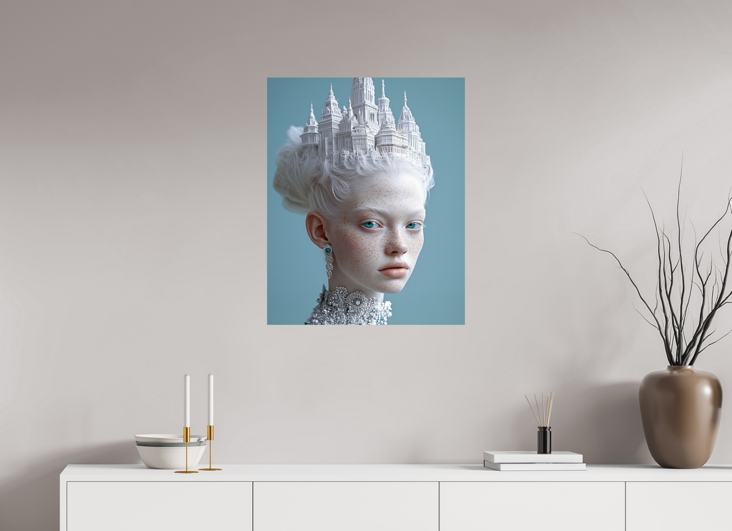 60 x 75 cm, Photo Print On Fuji Crystal DP II Hairdo IX