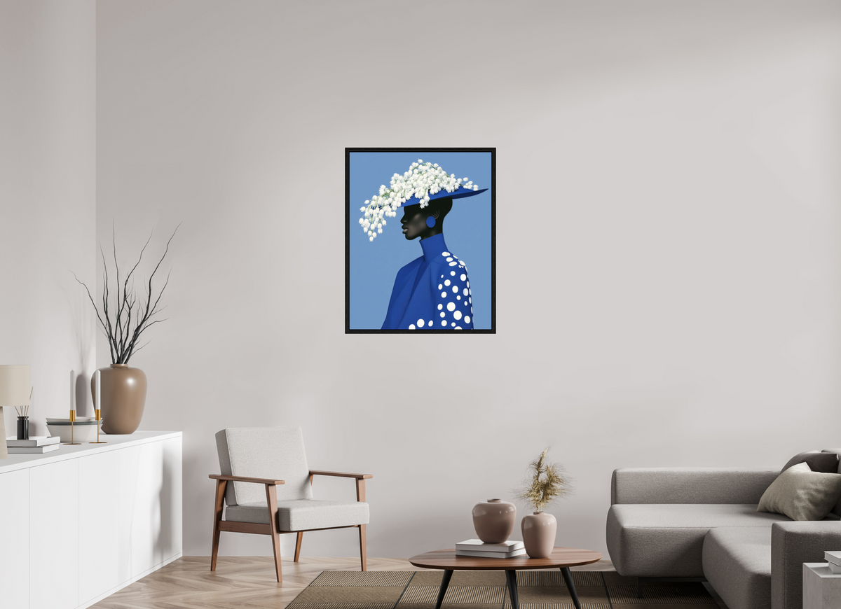 70 x 87,5 cm, Floater Frame Matisse Fashion XVII