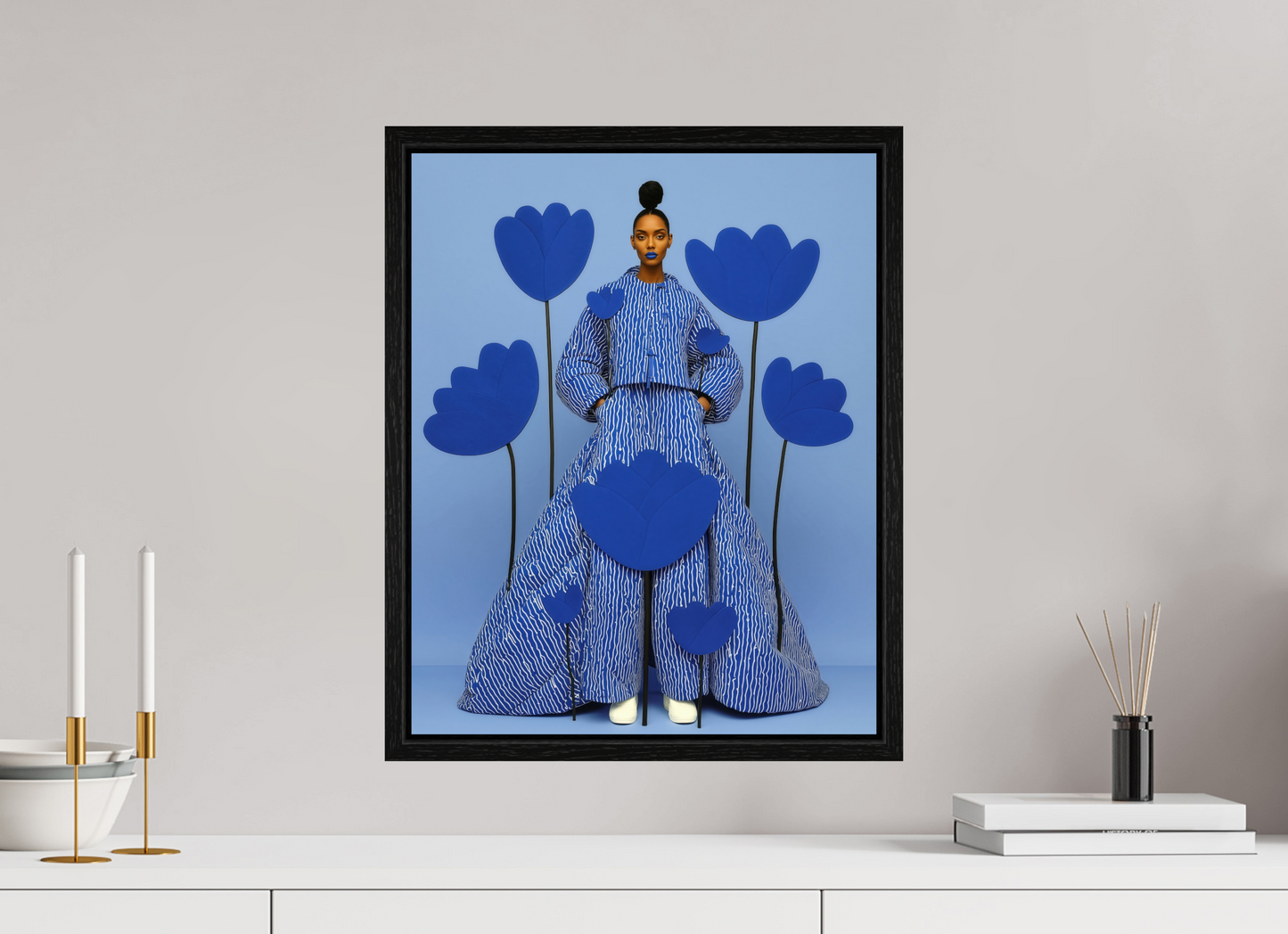 40 x 50 cm, Floater Frame Matisse Fashion XVIII