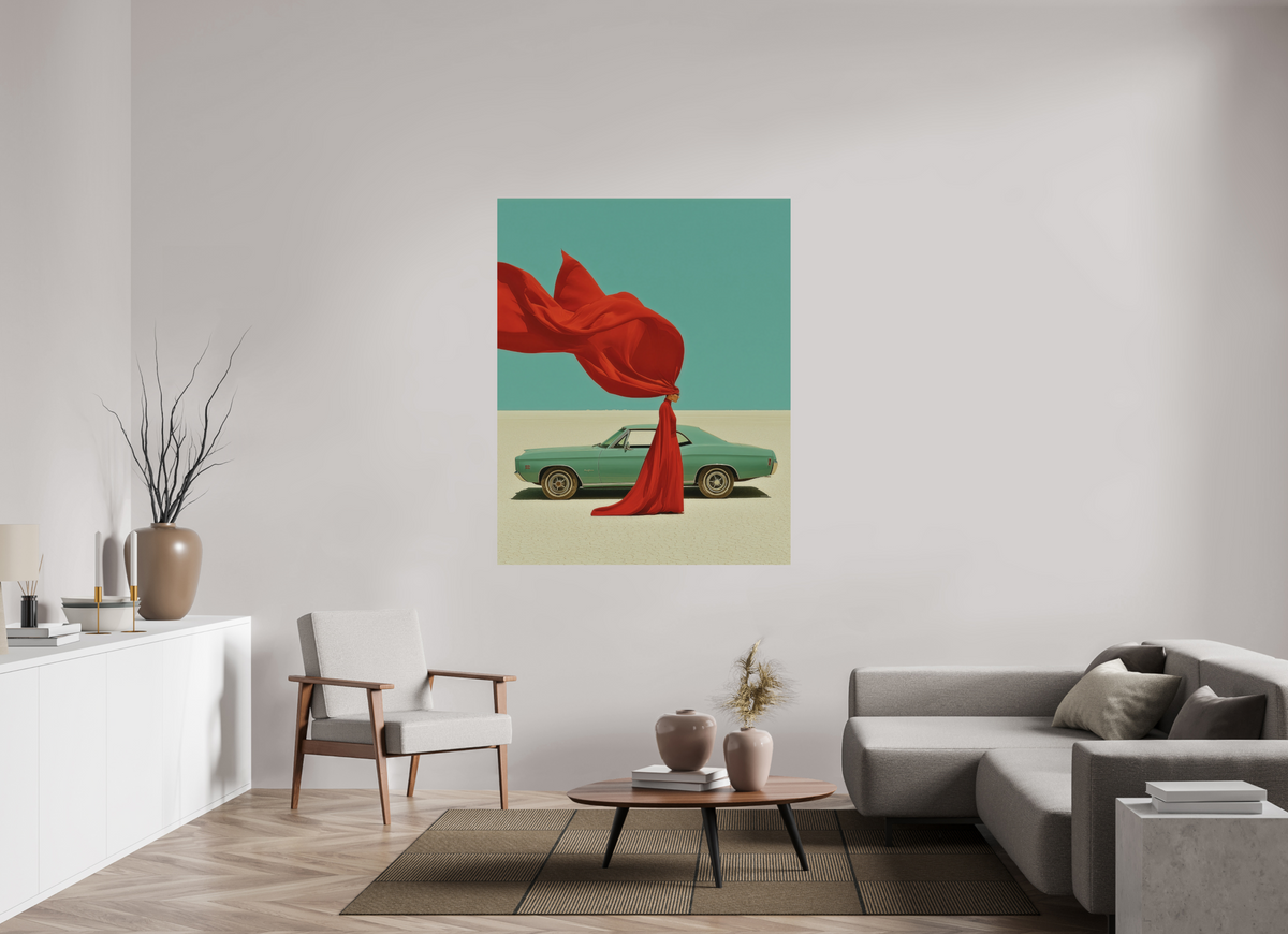 120 x 150 cm, Photo Print On Fuji Crystal DP II Red Horizon IV