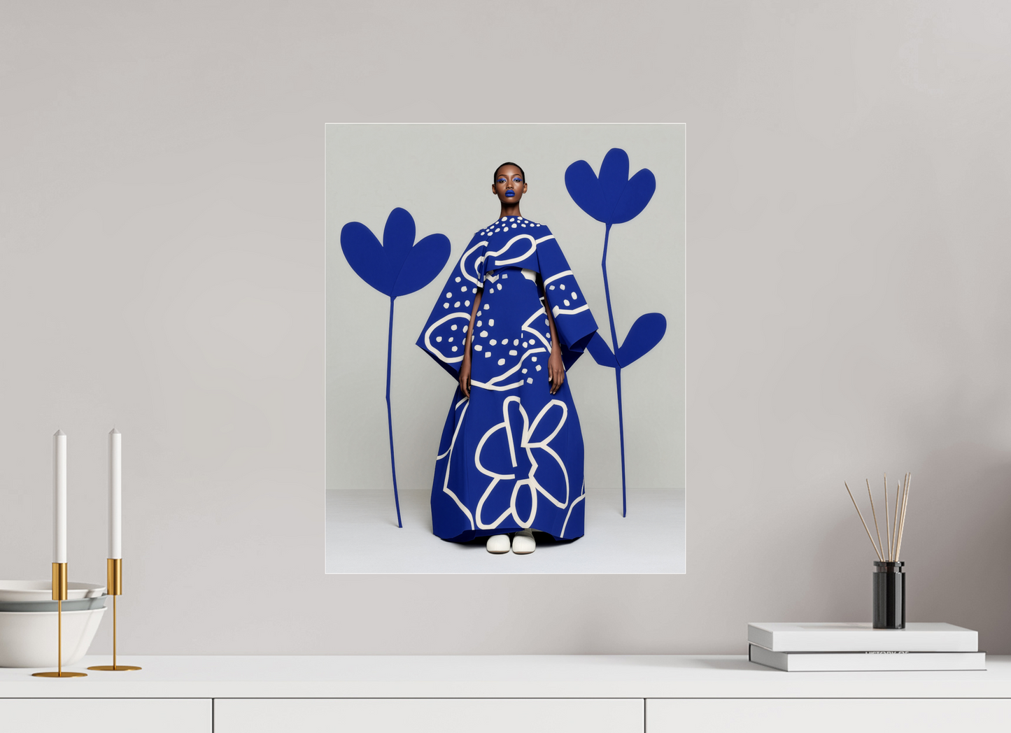 40 x 50 cm, Photo Print Under Acrylic Glass Matisse Fashion XX
