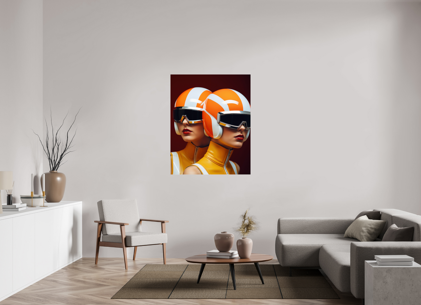 100 x 125 cm, Photo Print Under Acrylic Glass Rollerball IV