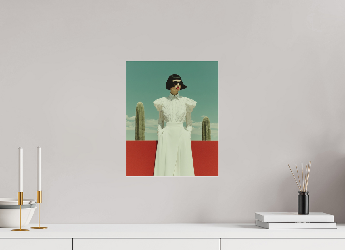30 x 37,5 cm, Photo Print Under Acrylic Glass Red Horizon XII