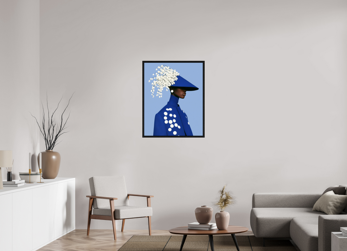 70 x 87,5 cm, Floater Frame Matisse Fashion XIX