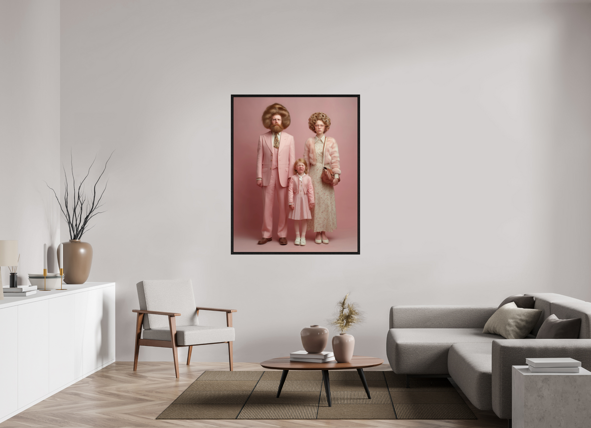 110 x 137,5 cm, Floater Frame We are family VIII