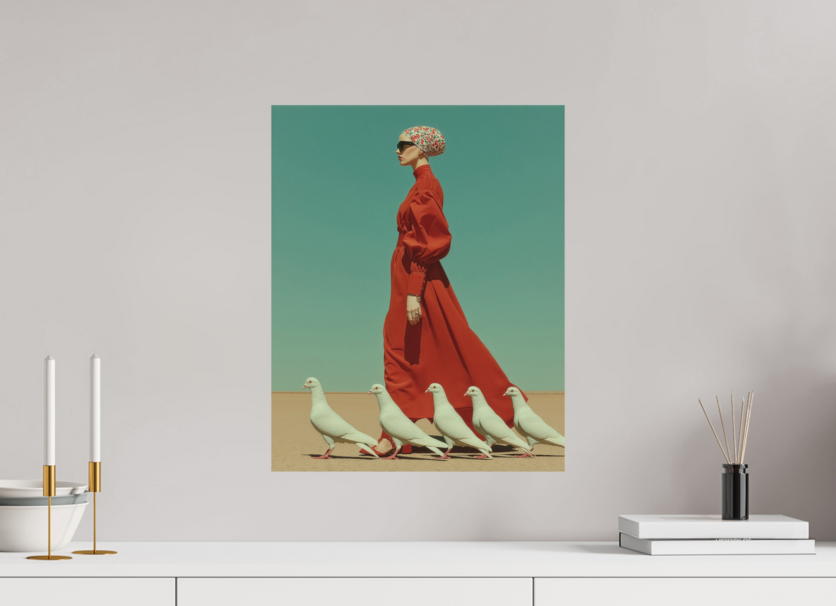 40 x 50 cm, Photo Print On Fuji Crystal DP II Red Horizon XV