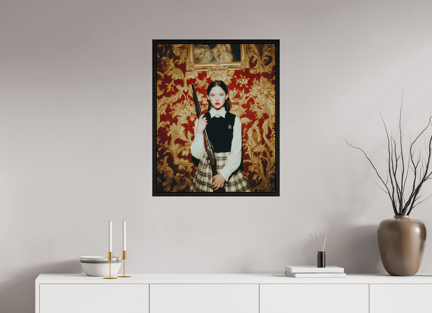 60 x 75 cm, Floater Frame Hunting Season VII
